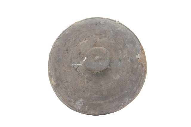 褐釉罐蓋(海撈陶器)藏品圖，第1張