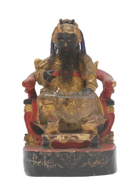 木雕王爺像藏品圖，第1張