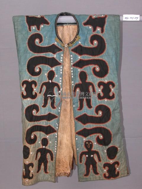 魯凱族男豹皮背心藏品圖，第1張