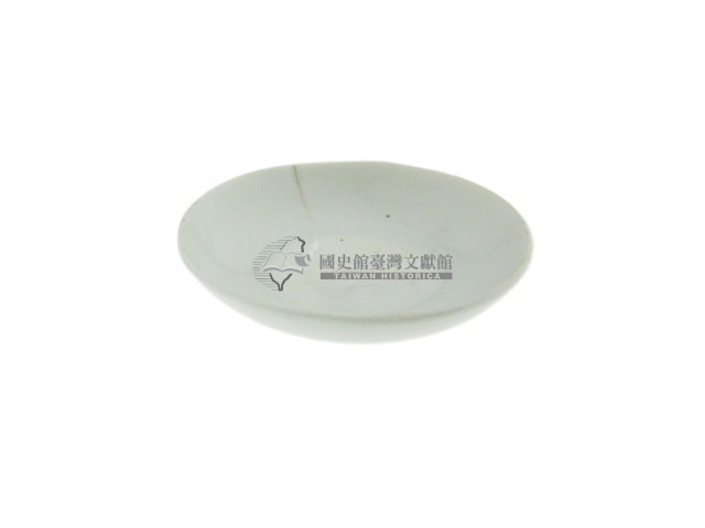 帶款白瓷碟藏品圖，第1張