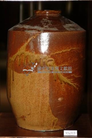 紅棕釉窄口直壁式陶甕藏品圖，第1張