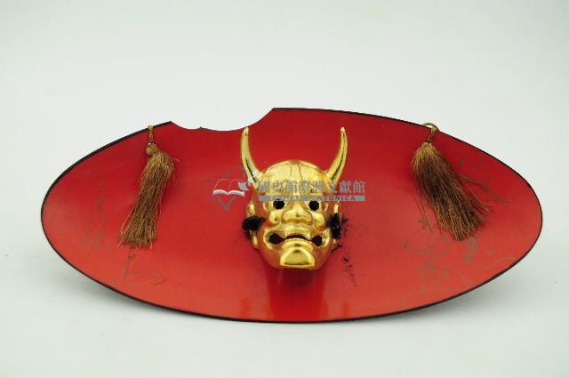 日本鬼首般若面具吊飾藏品圖，第1張