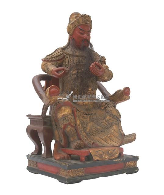 木雕吳府王爺像藏品圖，第1張