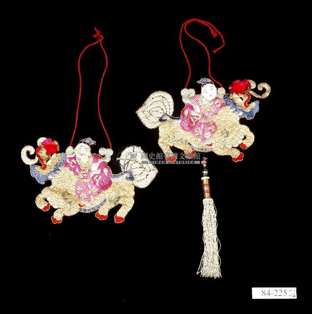 臺灣漢人族群床飾藏品圖，第1張