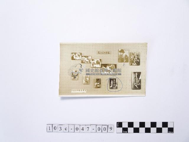 黃則修攝龍山寺系列照片民國五十年展覽會佈展樣版9藏品圖，第1張