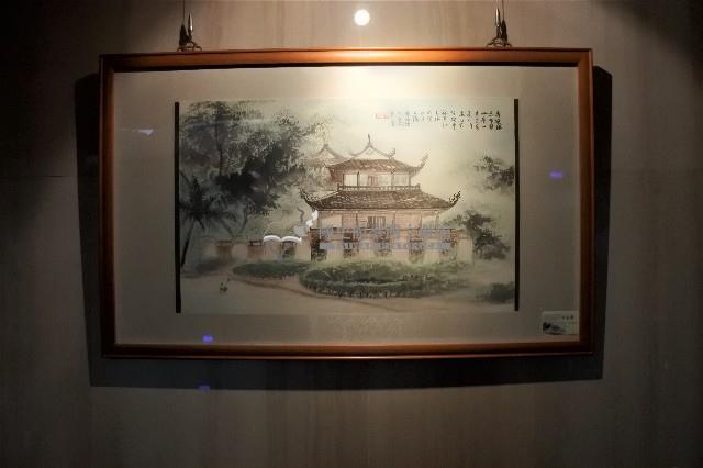 戊寅年黃昭雄彩繪赤崁樓之畫作藏品圖，第1張