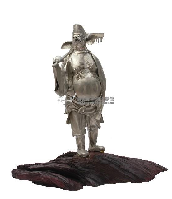 十二生肖人物故事組之豬錫雕12-12藏品圖，第1張