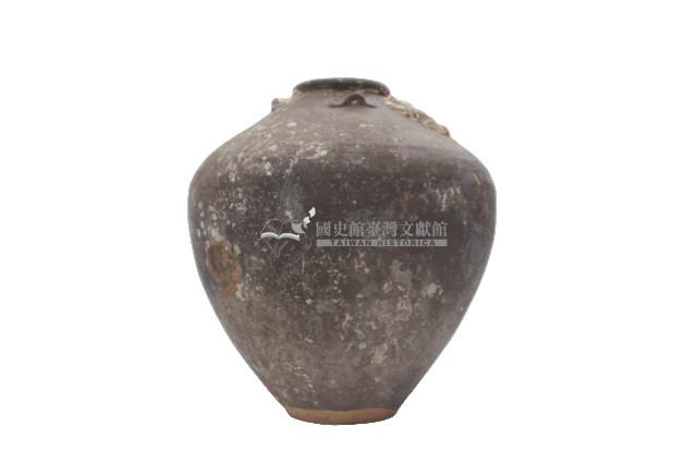 褐釉小口四繫陶罐(海撈陶器)藏品圖，第1張