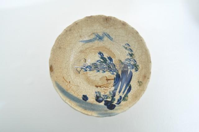 釉上彩山水紋大碗藏品圖，第1張