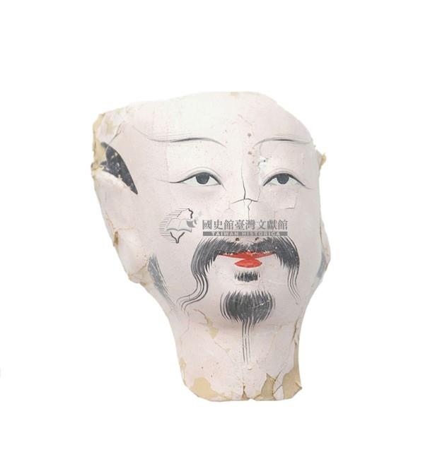 紙紮人臉孔紙糊面具藏品圖，第1張