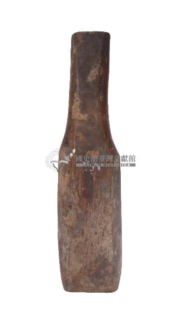 木色獅戲球型製粿木製模具藏品圖，第1張