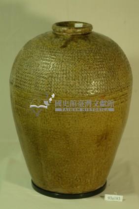 印款棕褐色拍打印紋窄口豐肩式陶甕藏品圖，第1張