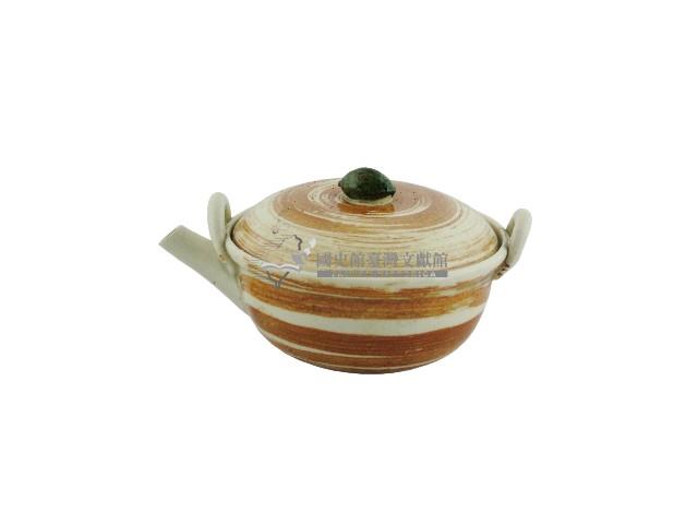 褐釉蓋碗壺藏品圖，第1張