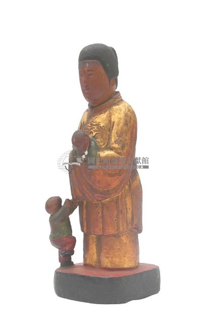 木雕鳥母像藏品圖，第1張