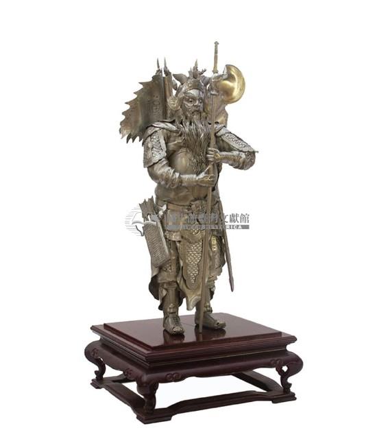 錫製門神神荼像藏品圖，第1張