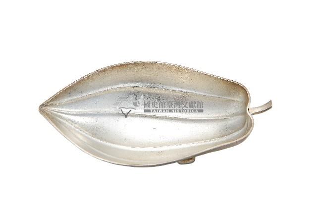 錦綾堂款銀製木瓜形皿藏品圖，第1張