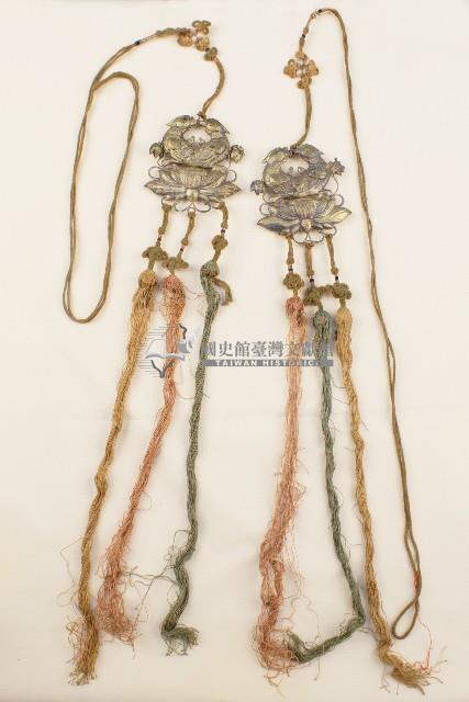 床前銀銅吊飾2件藏品圖，第1張