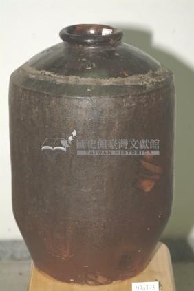 黑褐釉窄口直壁式陶甕藏品圖，第1張