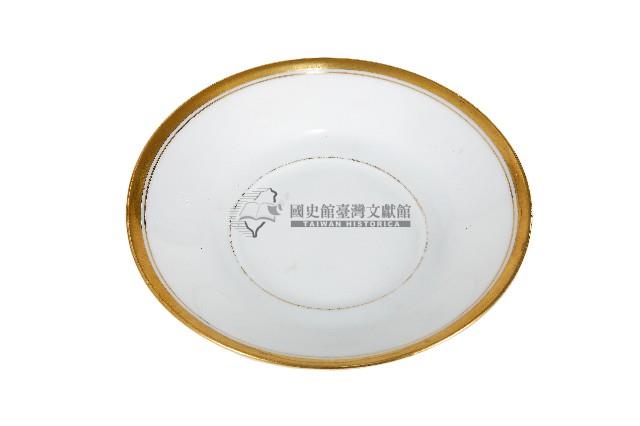 金口白地瓷盤藏品圖，第1張