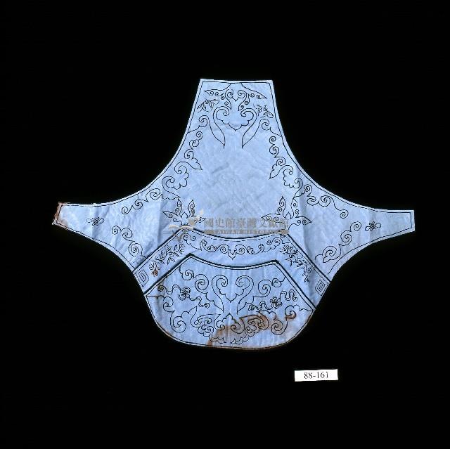 福運如意刺繡圓弧青絲肚兜藏品圖，第1張