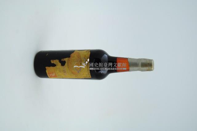 鮮果酒樣品棗色透明玻璃小型酒瓶藏品圖，第1張