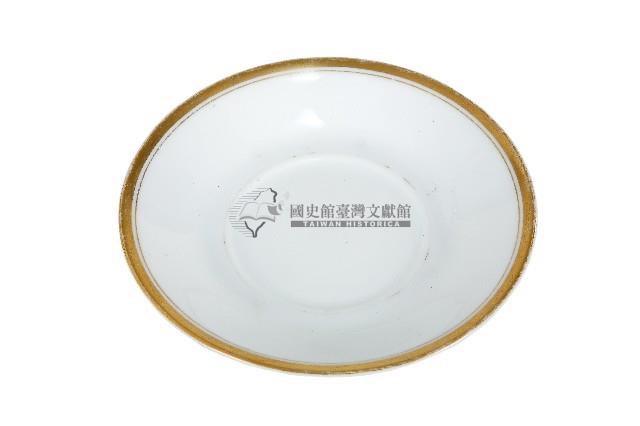 金口白地瓷盤藏品圖，第1張