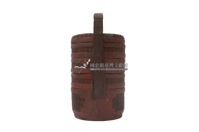 竹製四層有蓋禮籃藏品圖，第1張