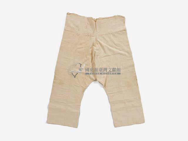 臺灣漢人族群女性白色大襠褲藏品圖，第1張