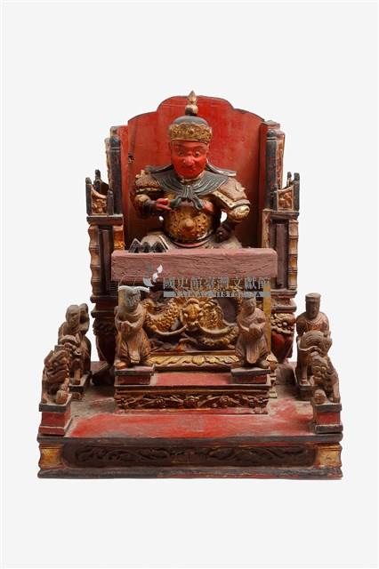 木雕明山國王像藏品圖，第1張