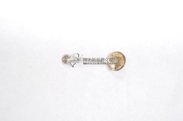 銀質府徽紋圓口小型湯匙藏品圖，第1張