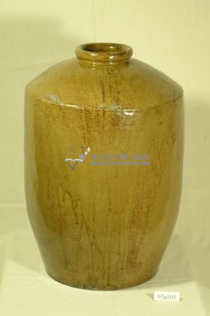黃褐色窄口直壁式陶甕藏品圖，第1張