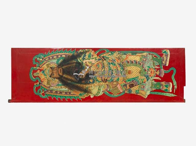 彩繪秦叔寶之寺廟木門藏品圖，第1張