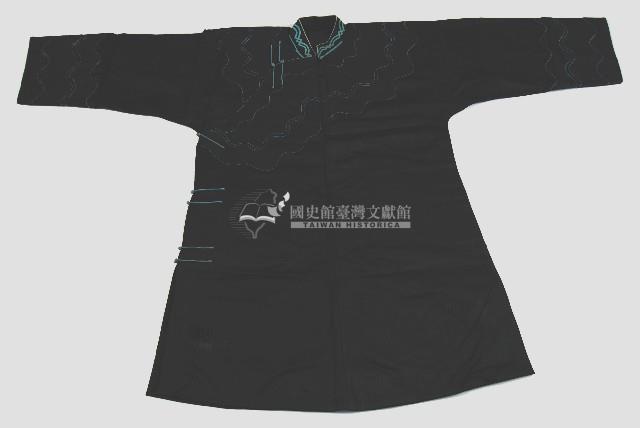 黑色波浪紋長袖上衣藏品圖，第1張