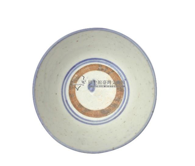 青花開光折枝花卉紋碗藏品圖，第1張