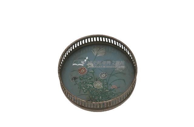 鐵製米色地杯墊藏品圖，第1張