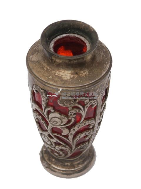玻璃嵌銅花瓶藏品圖，第1張