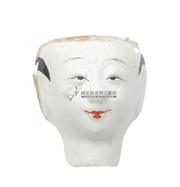 紙紮人臉孔紙糊面具藏品圖，第1張