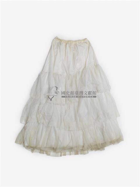 白紗素面裙藏品圖，第1張