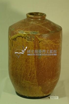 帶款紅棕色窄口直壁式陶甕藏品圖，第1張