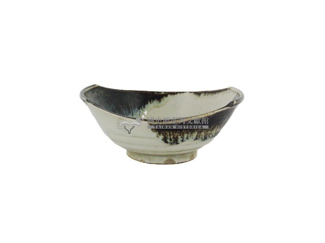 白地藍釉凹型碗藏品圖，第1張