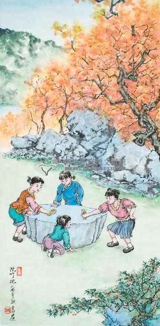 黃金田於乙酉年秋創作之玩竹把藏品圖，第1張