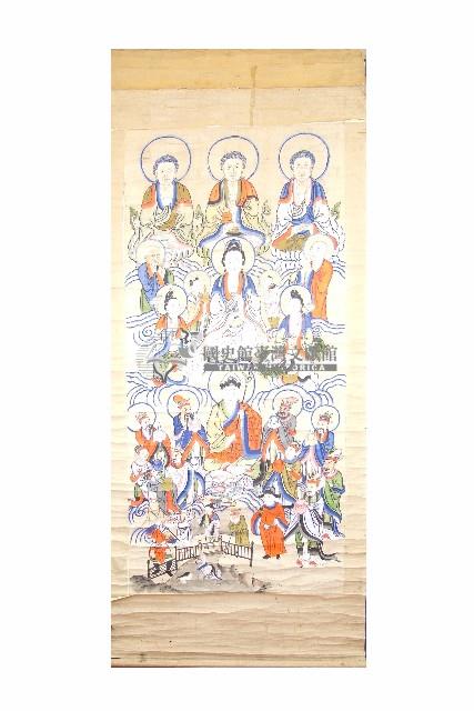 東勢客家寺廟拜懺掛軸藏品圖，第1張