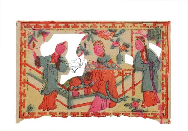 仕女圖版畫藏品圖，第1張