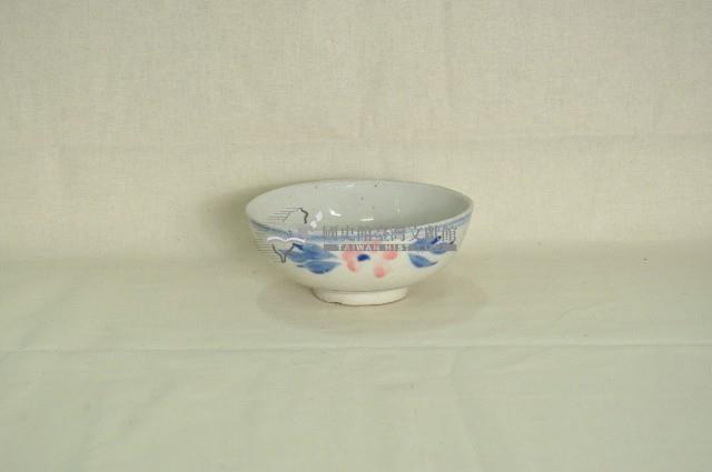 青花加彩花卉紋碗藏品圖，第1張