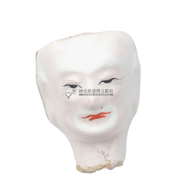 紙紮人臉孔紙糊面具藏品圖，第1張