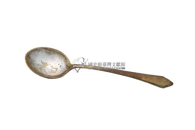 日治時期臺灣總督府官邸銀製湯匙藏品圖，第1張