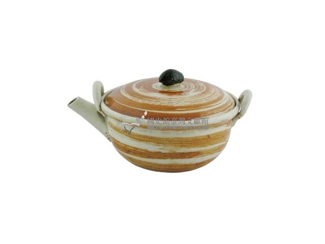 褐釉蓋碗壺藏品圖，第1張