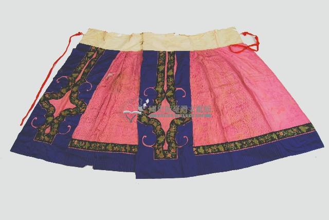 粉紅色花卉繡樣下裙藏品圖，第1張