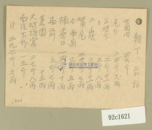 記事便箋藏品圖，第1張