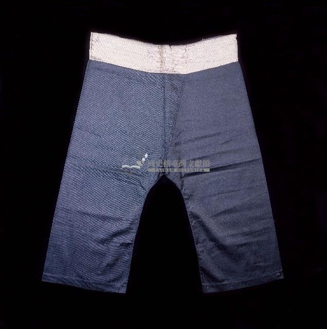 臺灣漢人族群男性黑色大襠褲藏品圖，第1張